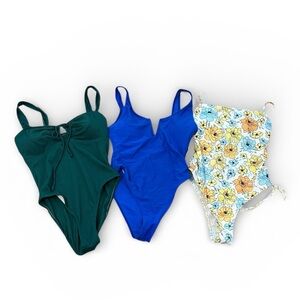 SHEIN One Piece Swimsuits -Set of 3